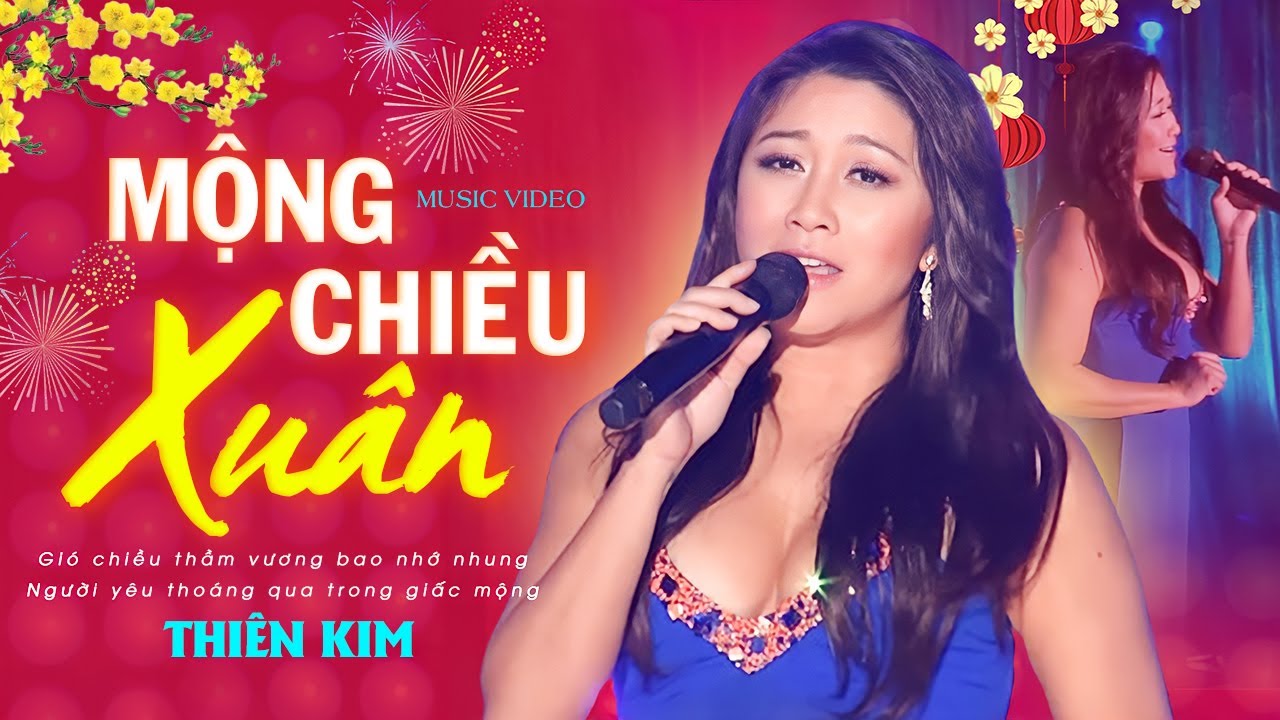 Mộng Chiều Xuân - Thiên Kim | St: Ngọc Bích | Nhạc Xuân 2024 Hay Nhất | Official Music Video