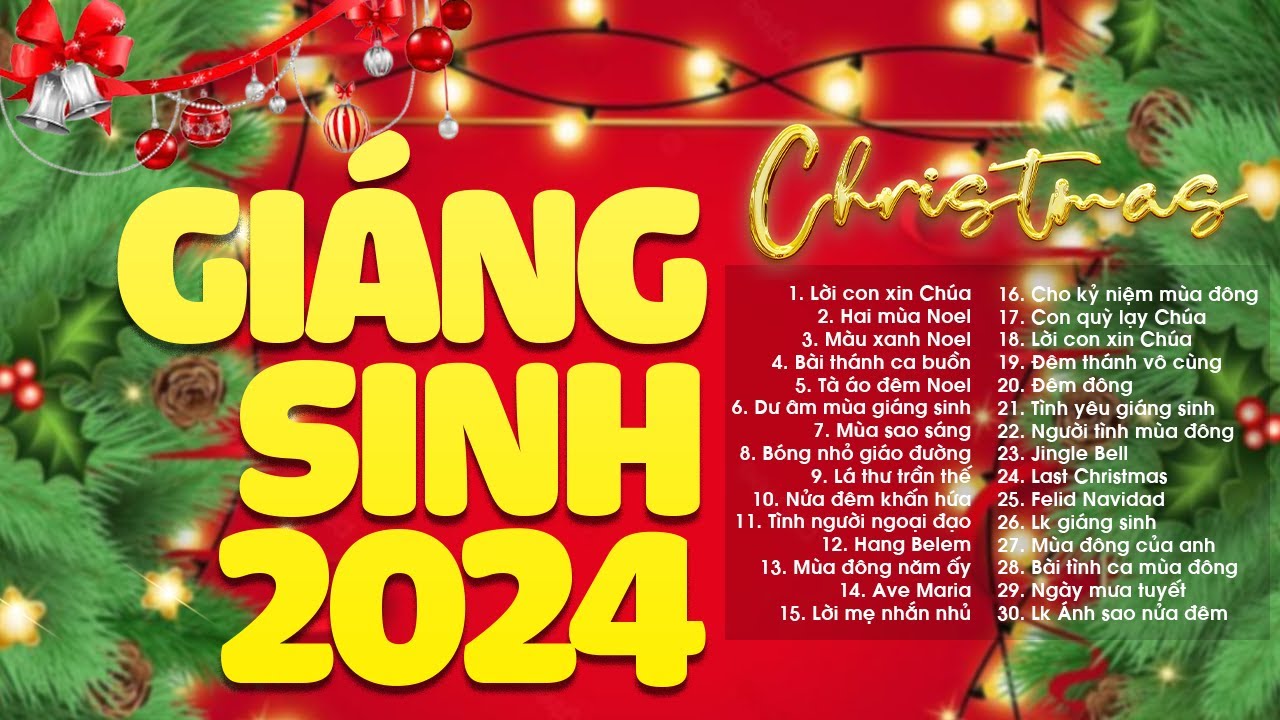 Nhạc Noel Xưa Hải Ngoại Hay Nhất 2024 - Tuyển Chọn 100 Bài Hát Nhạc Giáng Sinh Xưa Bất Hủ