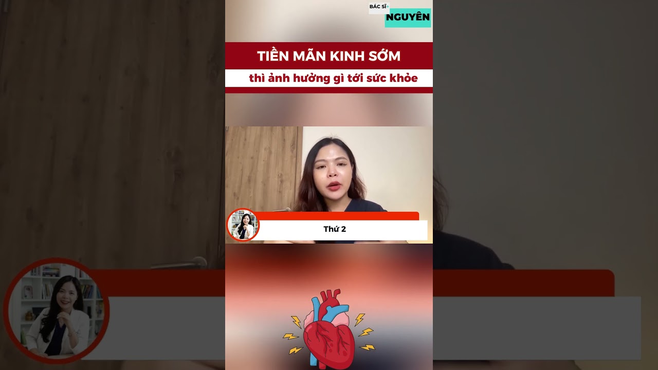 Tiền mãn kinh sớm thì ảnh hưởng gì tới sức khỏe - Bác sĩ Nguyên