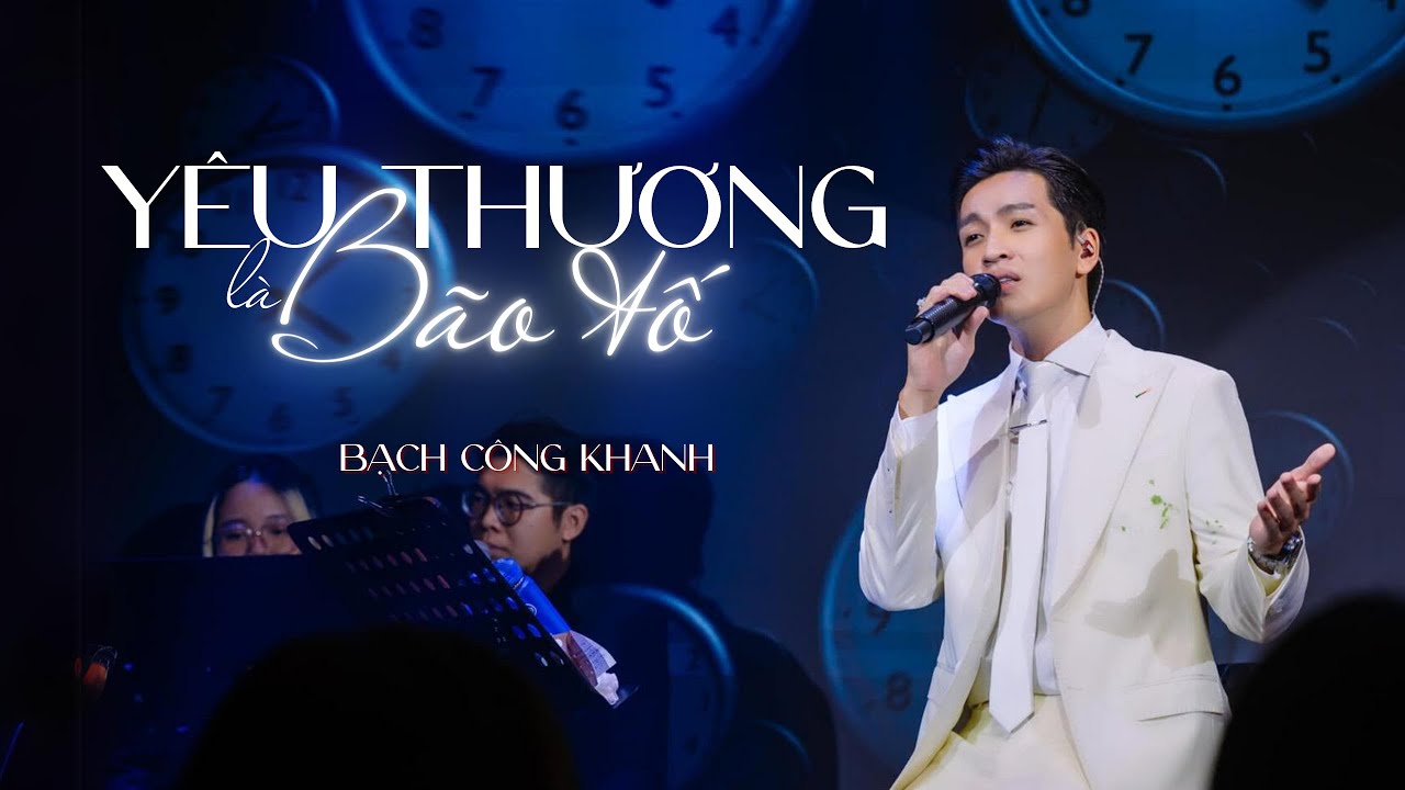 YÊU THƯƠNG LÀ BÃO TỐ - Bạch Công Khanh | Live at Bến Thành