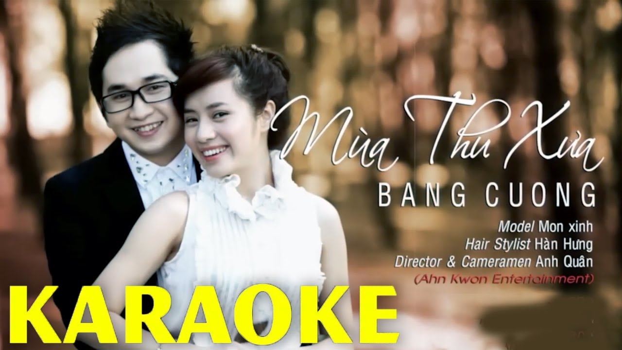 Karaoke Mùa Thu Xưa - Tone Nam | Bằng Cường Karaoke Beat Chuẩn