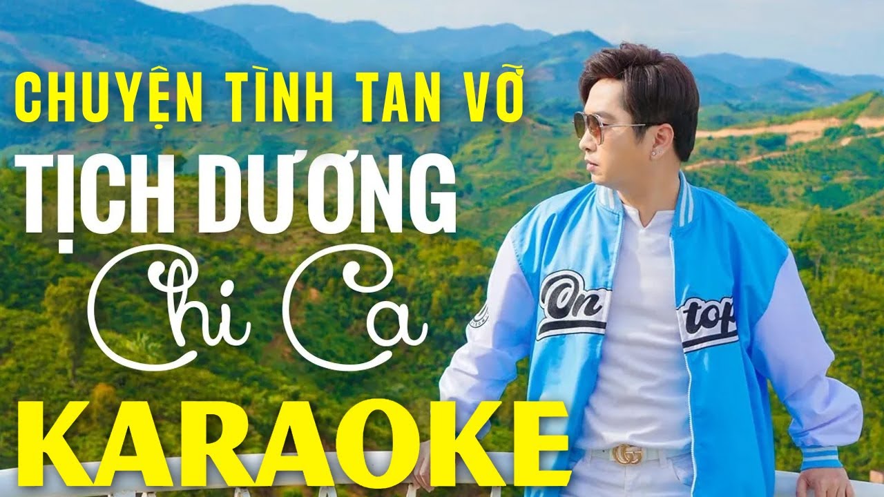 Karaoke Tịch Dương Chi Ca - Chuyện Tình Tan Vỡ - Tone Nam | Bằng Cường Karaoke Beat Chuẩn