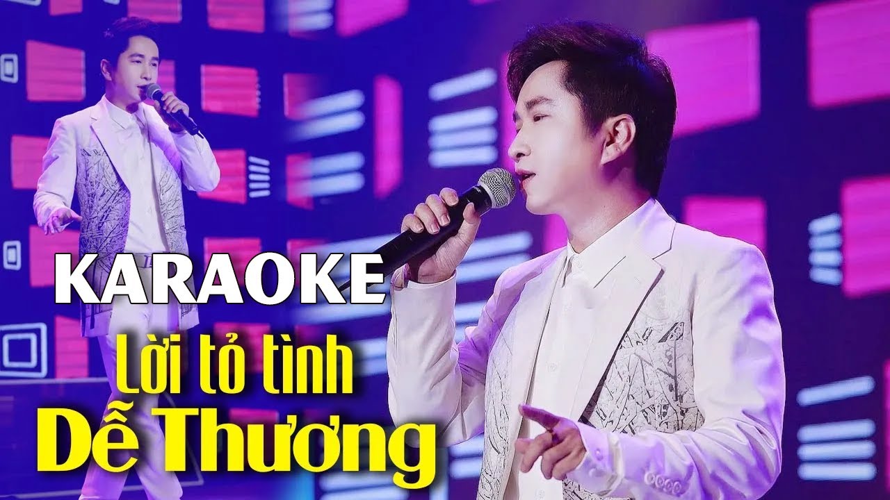 Karaoke Lời Tỏ Tình Dễ Thương Remix - Tone Nam | Bằng Cường Karaoke Beat Chuẩn