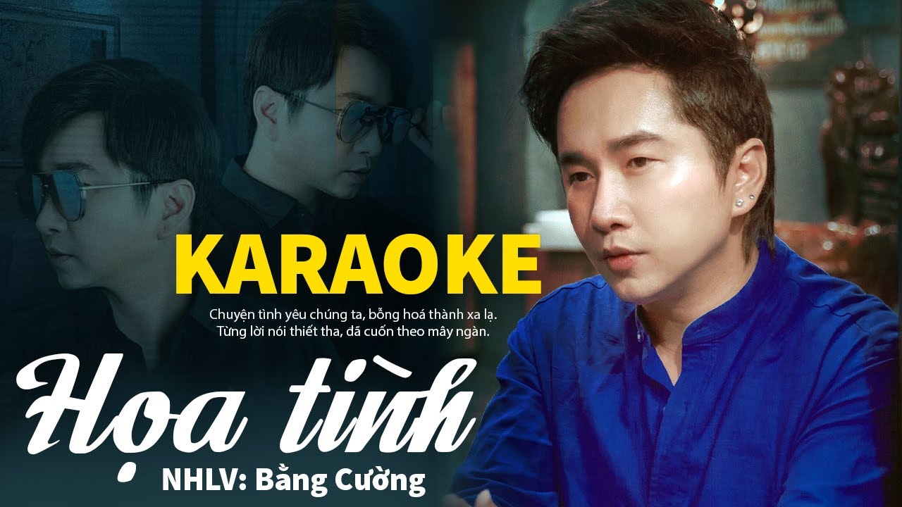 Karaoke Họa Tình - Tone Nam | Bằng Cường Karaoke Beat Chuẩn