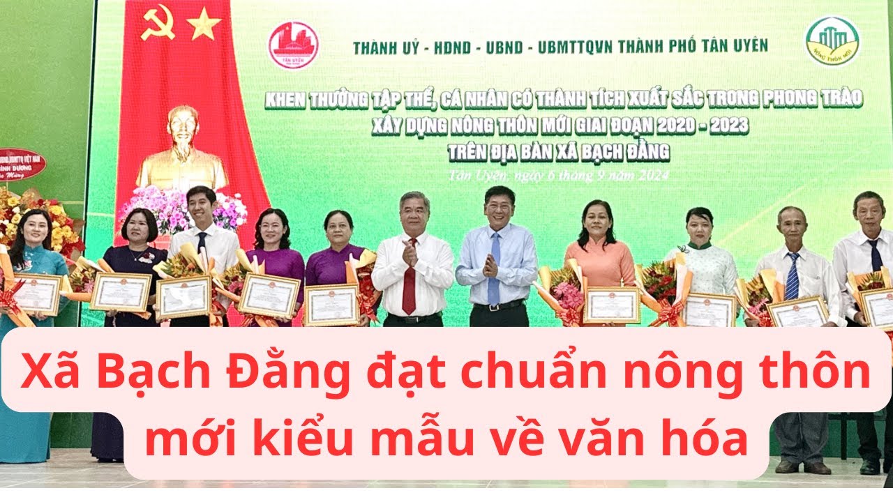 Xã Bạch Đằng đạt chuẩn nông thôn mới kiểu mẫu về văn hóa