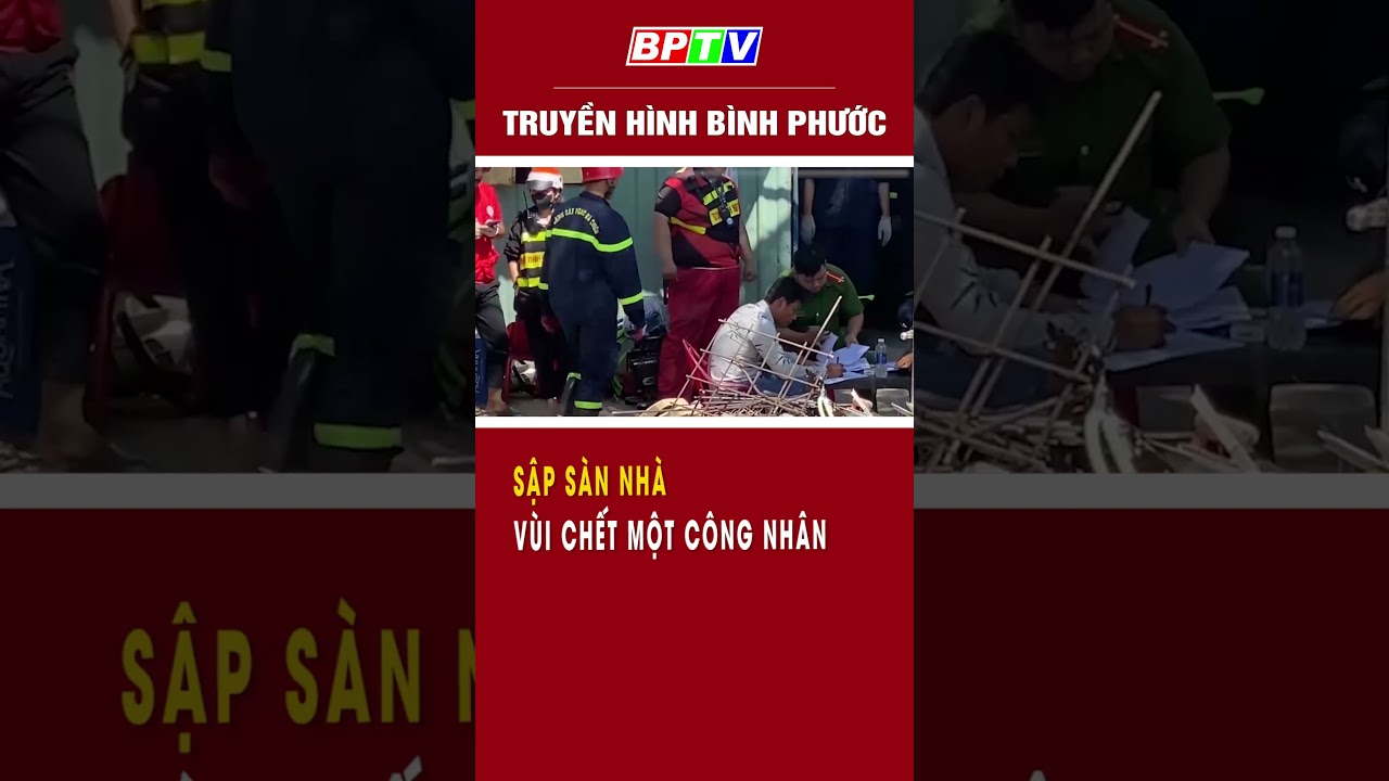 TP. HCM: Sập sàn nhà vùi c.h.ế.t một công nhân #shorts  | BPTV