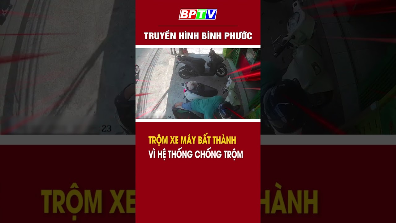 Trộm xe máy bất thành vì hệ thống chống trộm #shorts  | BPTV