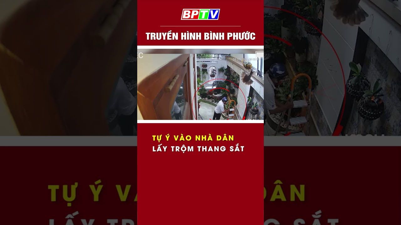 Tự ý vào nhà dân lấy trộm thang sắt #shorts  | BPTV