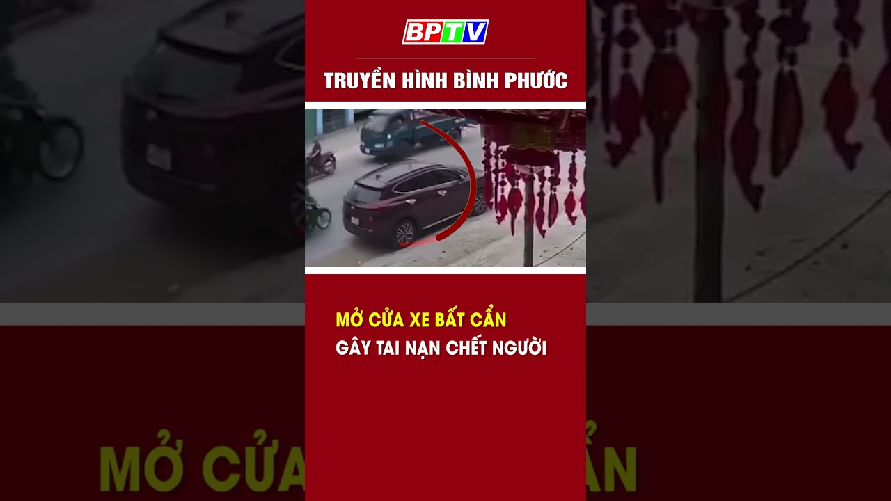 Mở cửa xe bất cẩn, gây tai nạn c.hế-t ng.ười #shorts  | BPTV