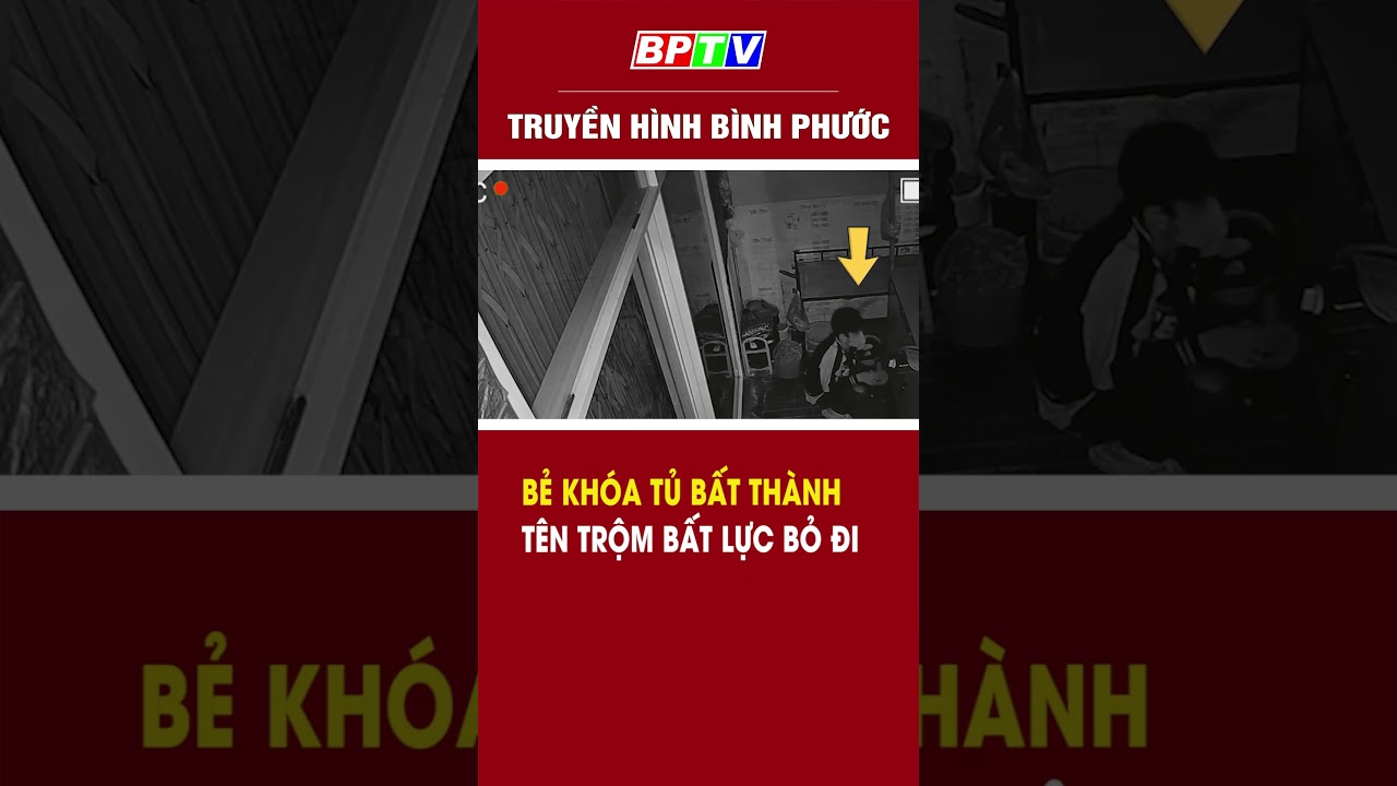 Bẻ khóa tủ bất thành, tên trộm bất lực bỏ đi #shorts  | BPTV