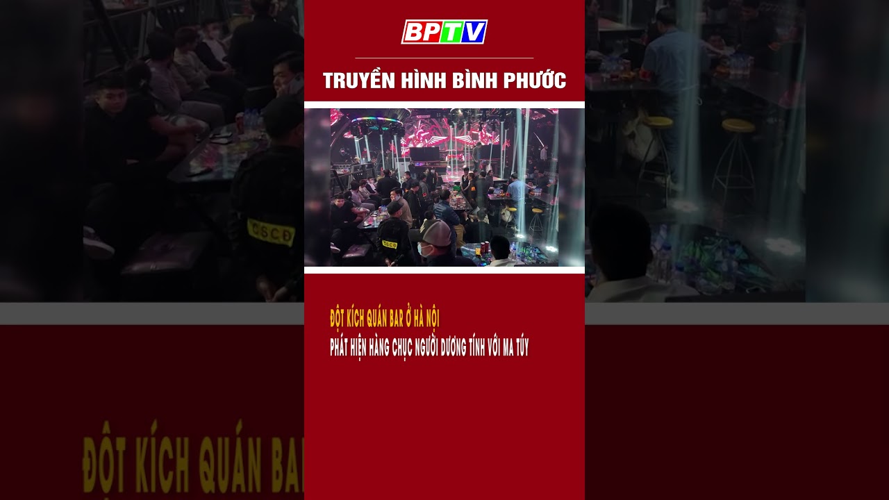 Đột kích quán bar ở Hà Nội phát hiện hàng chục người dương tính với ma  #shorts  | BPTV