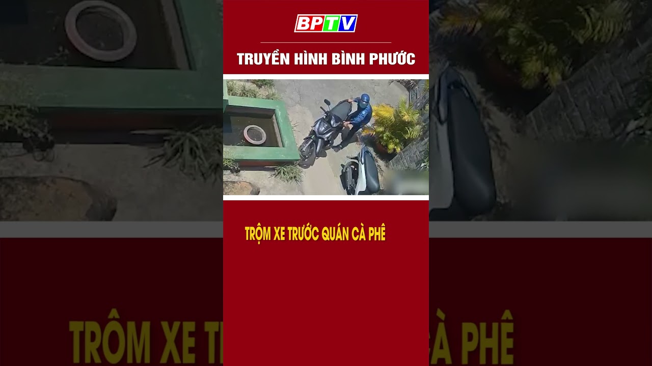 Trộm xe trước quán cà phê #shorts  | BPTV