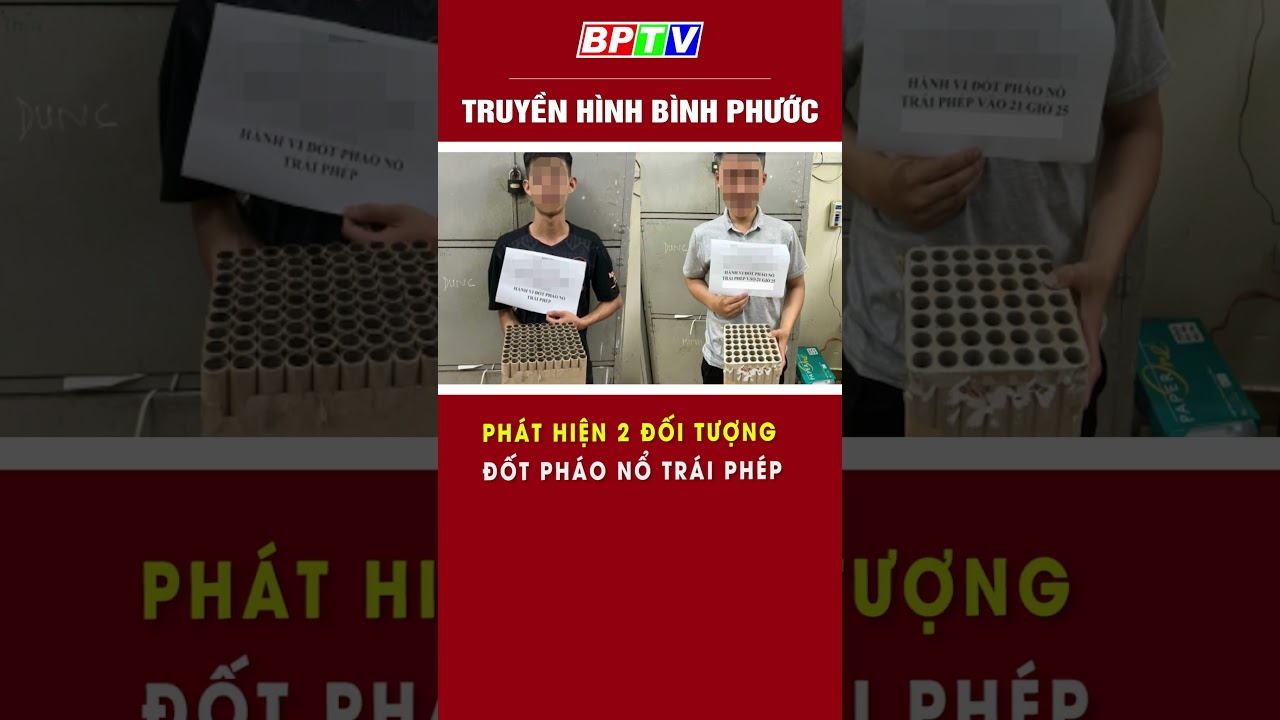 Phát hiện 2 đối tượng đốt pháo nổ trái phép #shorts  | BPTV