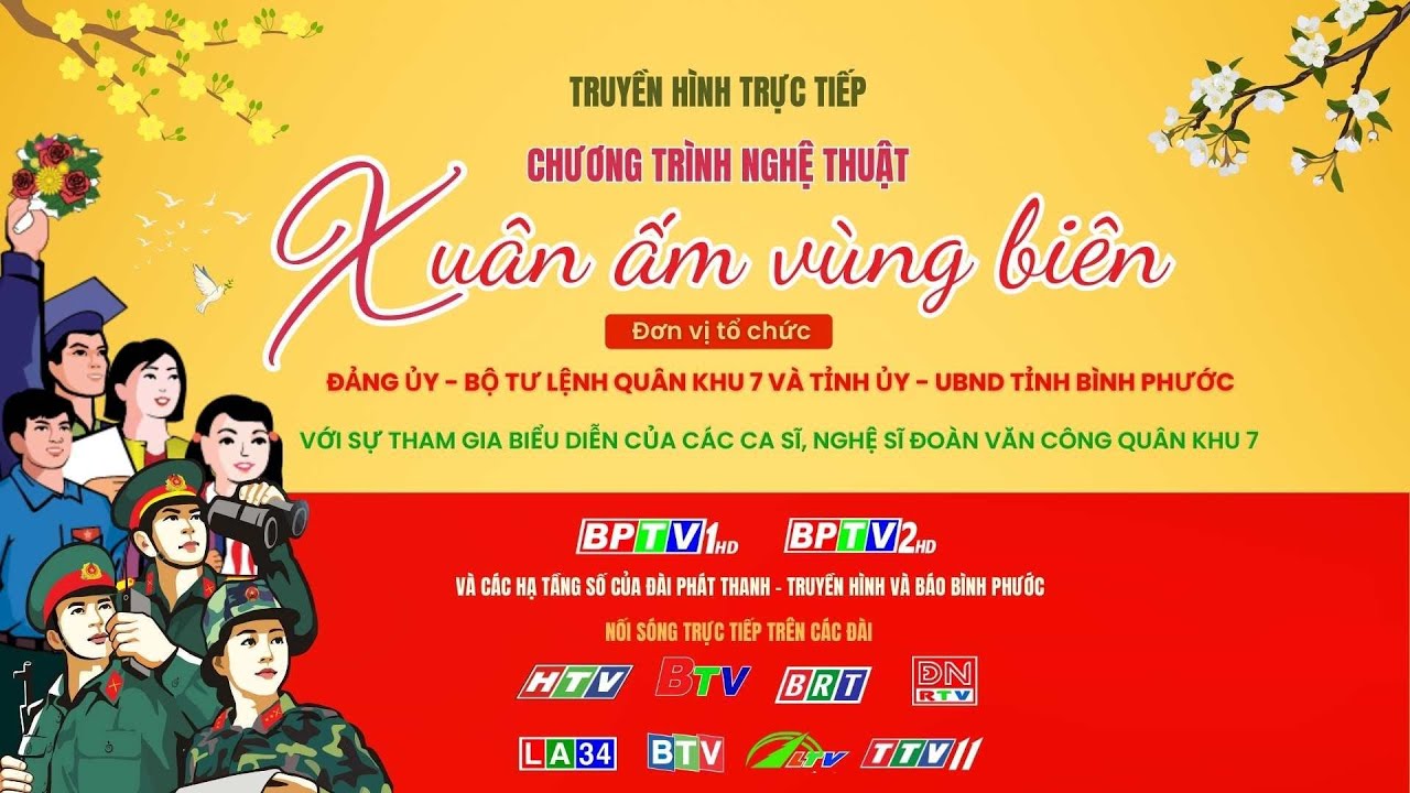 🔴 Livestream - Chương trình nghệ thuật Xuân ấm vùng biên