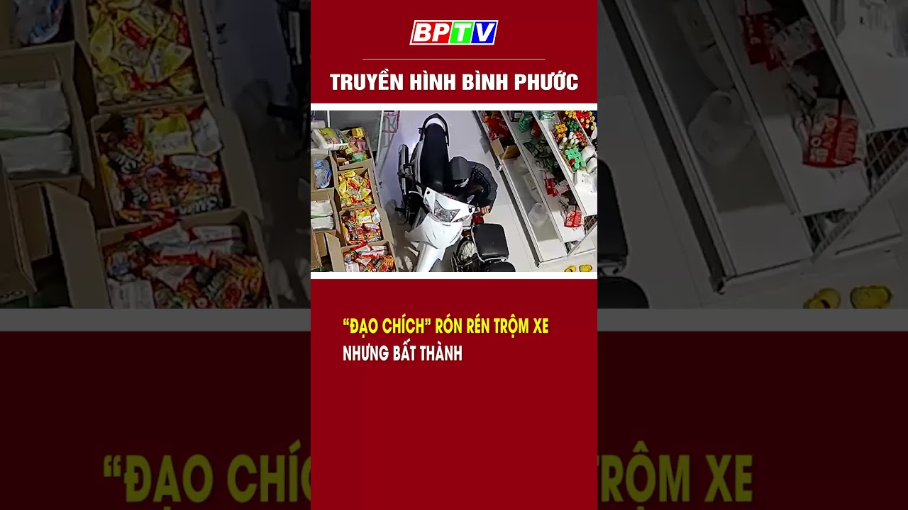 “Đạo chích” rón rén trộm xe nhưng bất thành #shorts  | BPTV