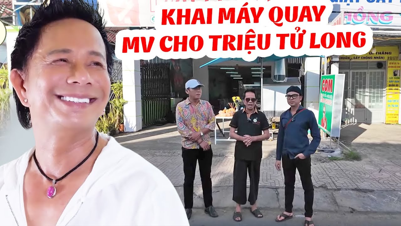 Danh Hài Bảo Chung Khai Máy quay MV cho Triệu Tử Long - Cười Muốn Xỉu