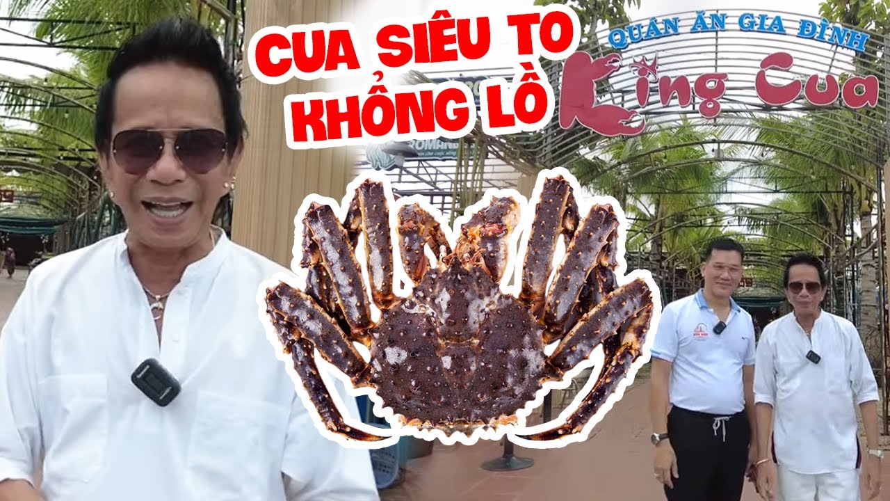 Danh Hài Bảo Chung đi nhà hàng King Cua siêu to khổng lồ ở Cà Mau