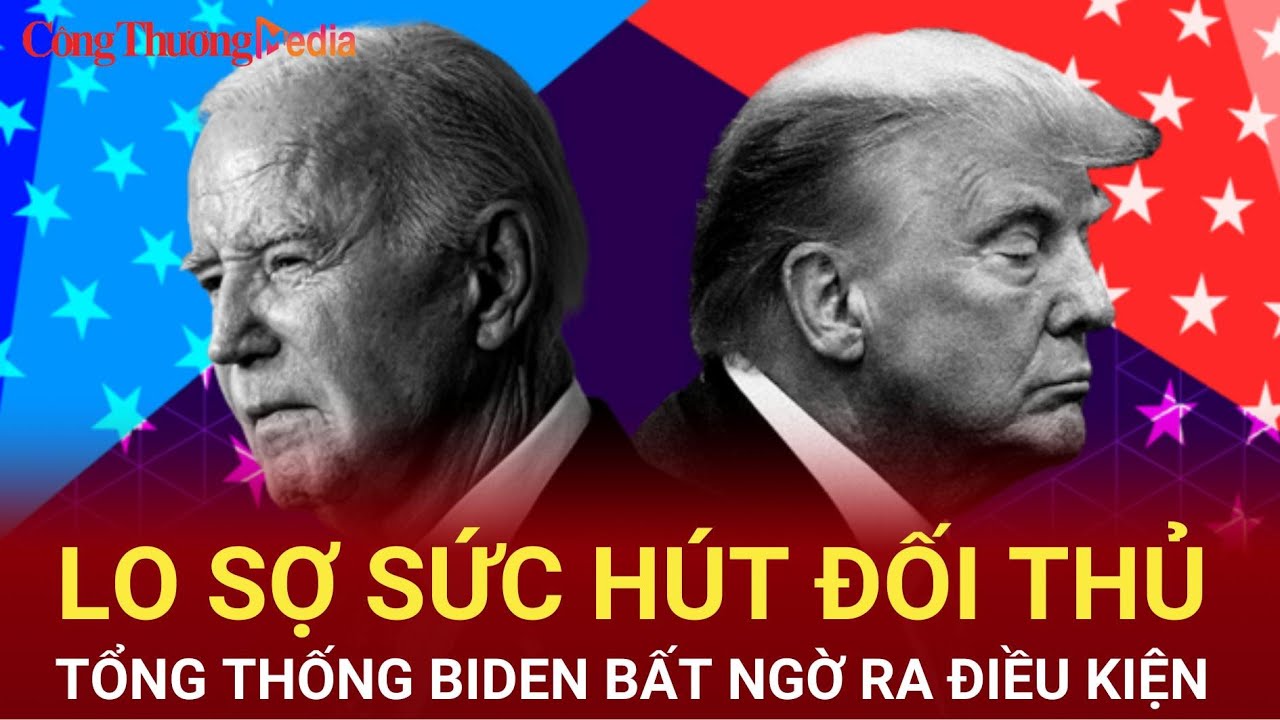 Bầu cử Tổng thống Mỹ 2024: Ông Biden bất ngờ ra điều kiện mới cho cuộc tranh luận