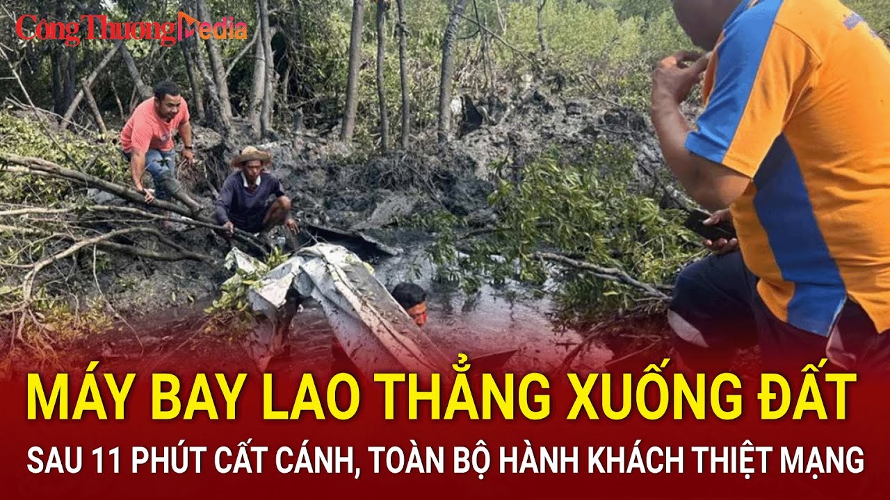 Thái Lan: Máy bay lao thẳng xuống đất sau 11 phút cất cánh, toàn bộ hành khách không ai sống sót