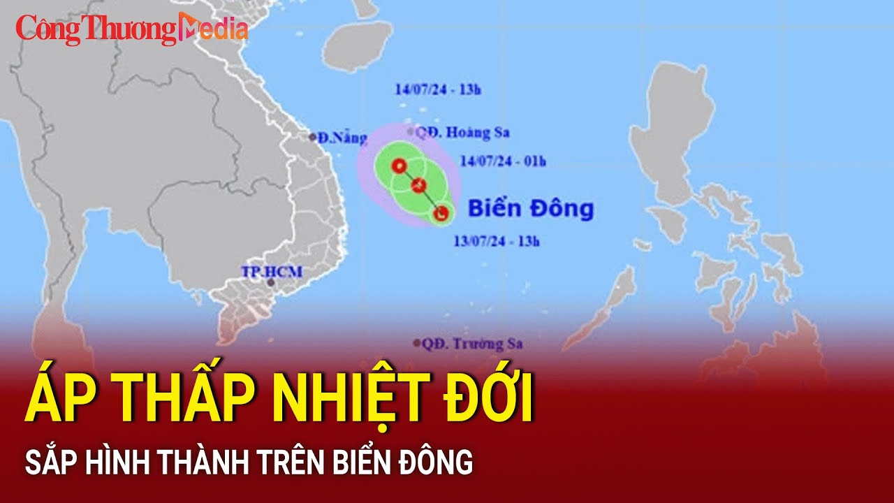 Áp thấp nhiệt đới sắp hình thành trên Biển Đông | Báo Công Thương