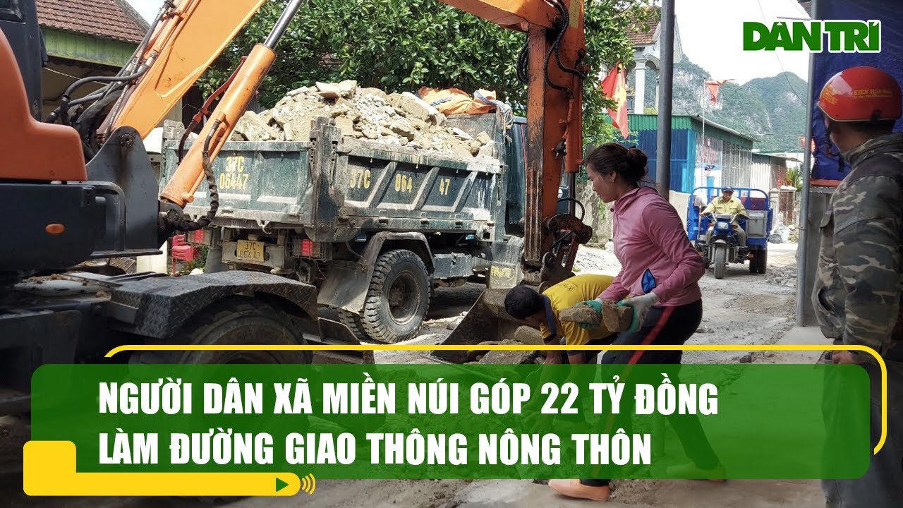 Người dân xã miền núi góp 22 tỷ đồng làm đường giao thông nông thôn