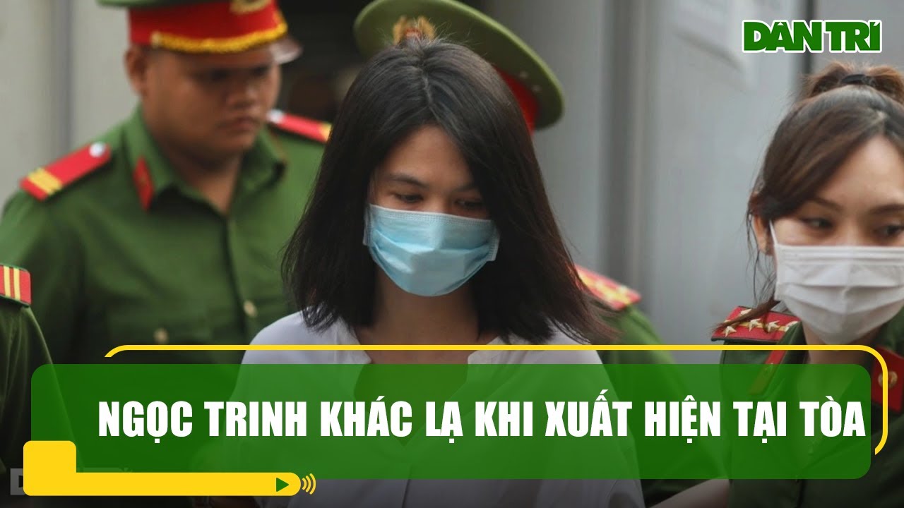 Ngọc Trinh khác lạ khi xuất hiện tại tòa