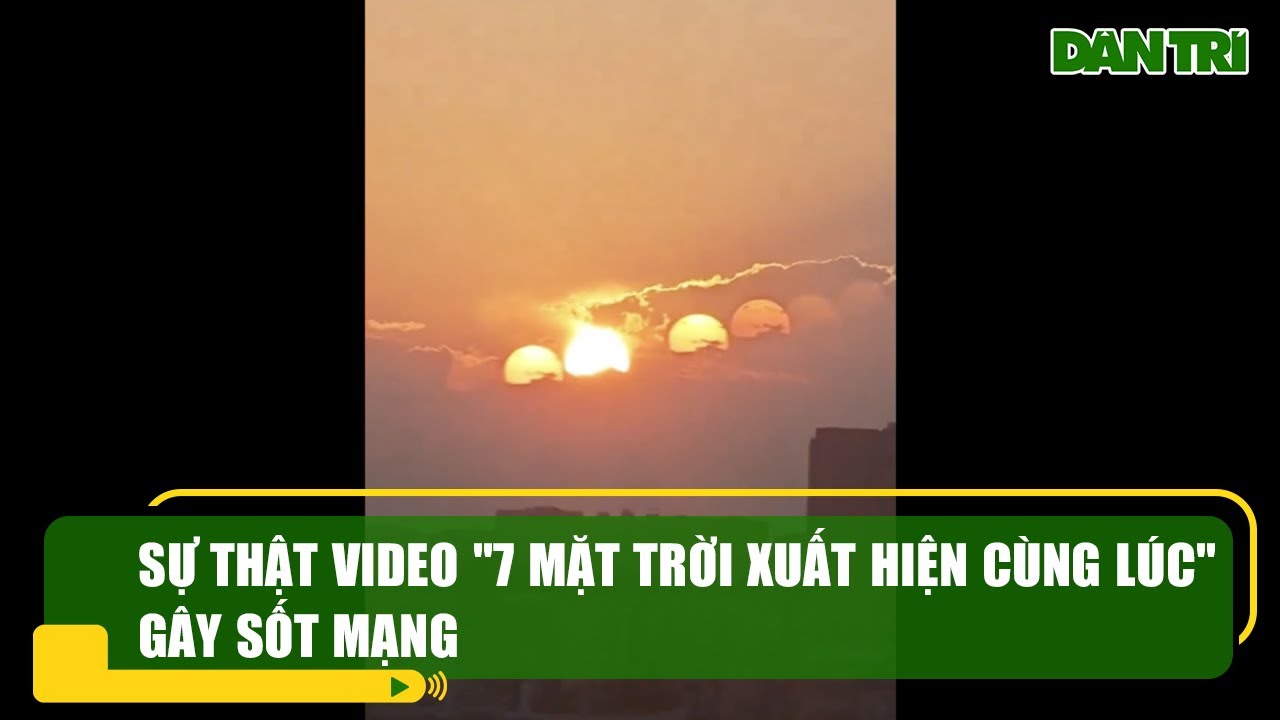 Sự thật video "7 mặt trời xuất hiện cùng lúc" gây sốt mạng #shorts