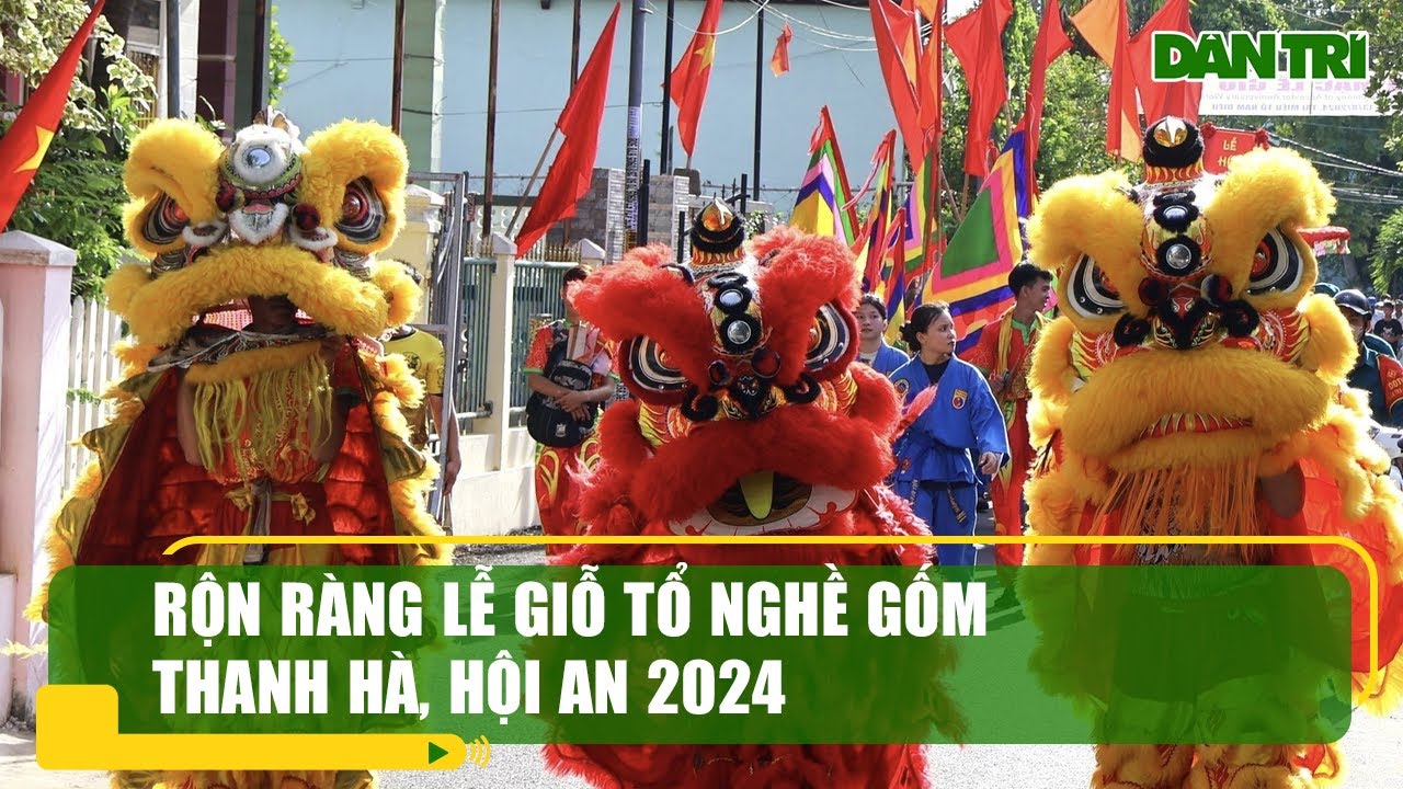 Rộn ràng lễ giỗ tổ nghề gốm Thanh Hà, Hội An 2024