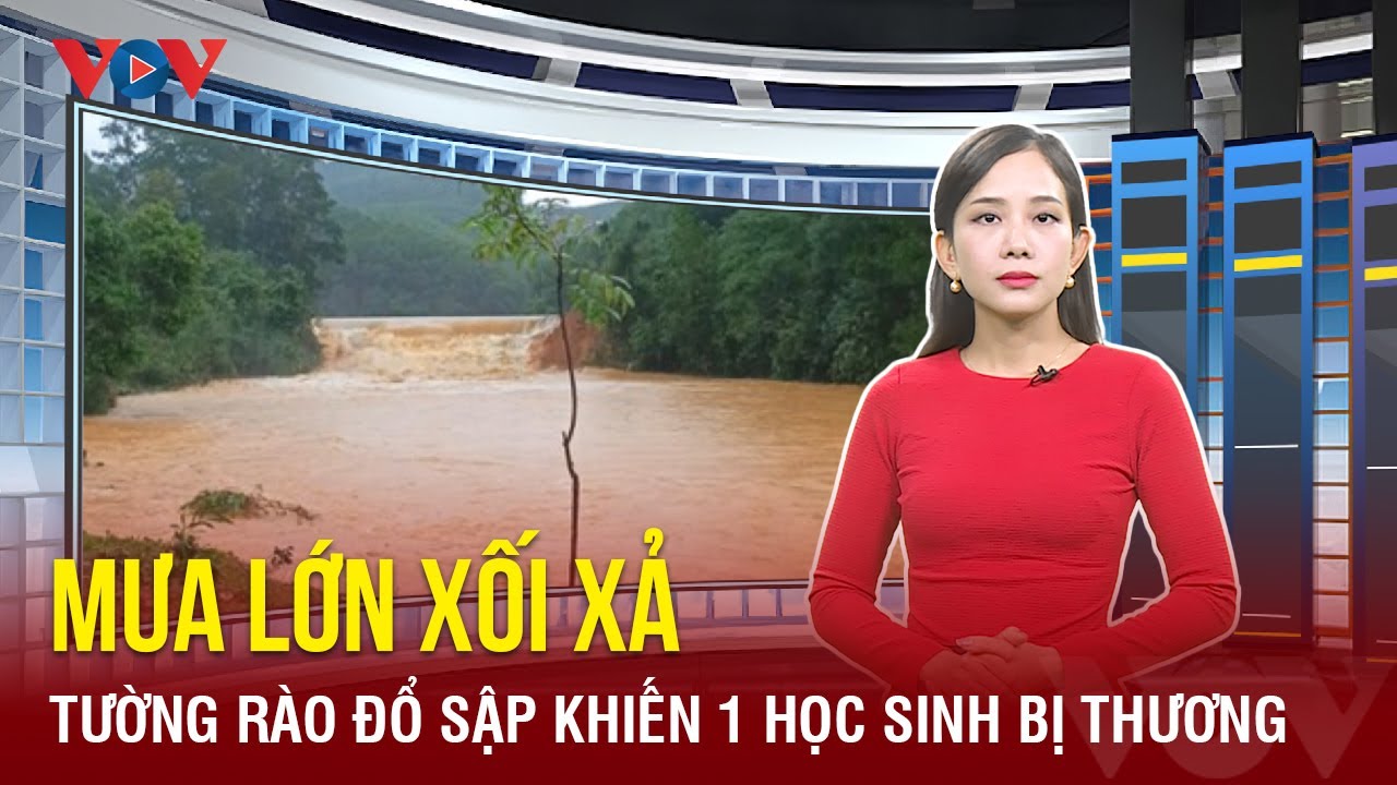 Dự báo thời tiết hôm nay 31/10: Hà Tĩnh mưa lớn xối xả, tường rào đổ sập khiến 1 học sinh bị thương