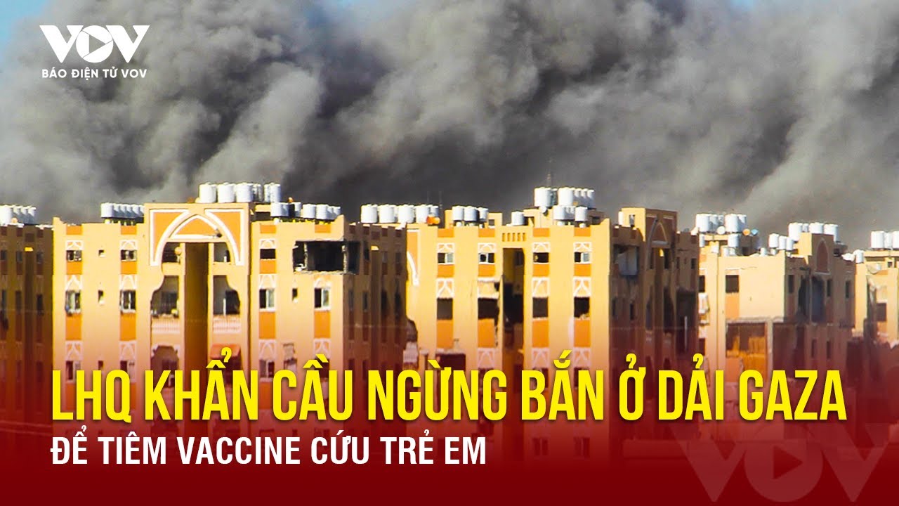 LHQ khẩn cầu ngừng bắn ở Dải Gaza để tiêm vaccine cứu trẻ em | Báo Điện tử VOV