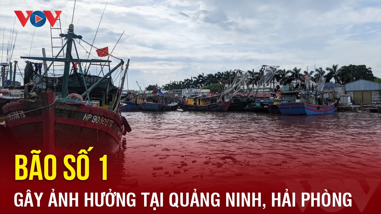 Vùng biển Quảng Ninh, Hải Phòng bắt đầu bị ảnh hưởng từ bão số 1 | Báo Điện tử VOV