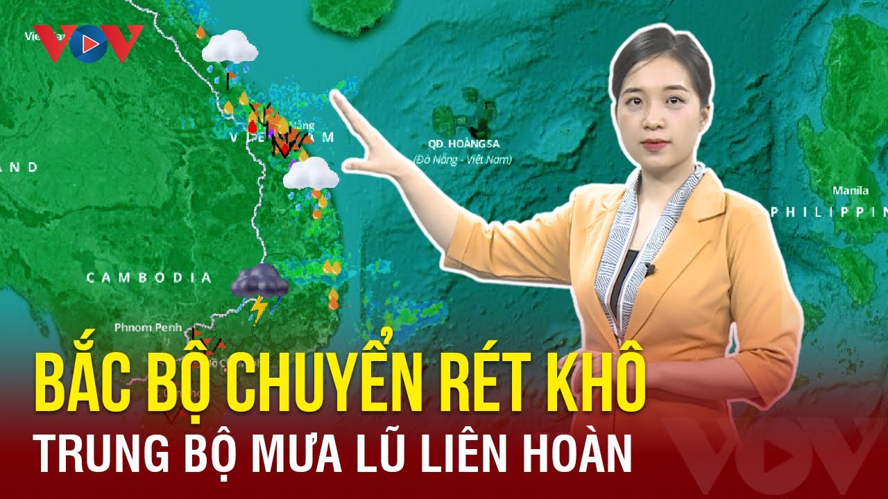 Dự báo thời tiết hôm nay 15/11: Bắc Bộ chuyển sang rét khô, Trung Bộ ngập nặng do mưa lũ liên hoàn