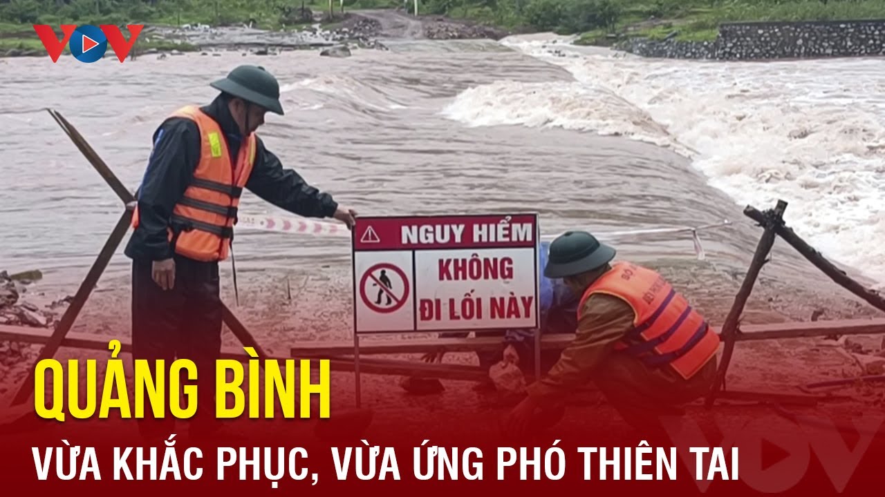 Nhiều nơi ở Quảng Bình ngập cục bộ, sạt lở, giao thông chia cắt vì mưa lớn | Báo Điện tử VOV