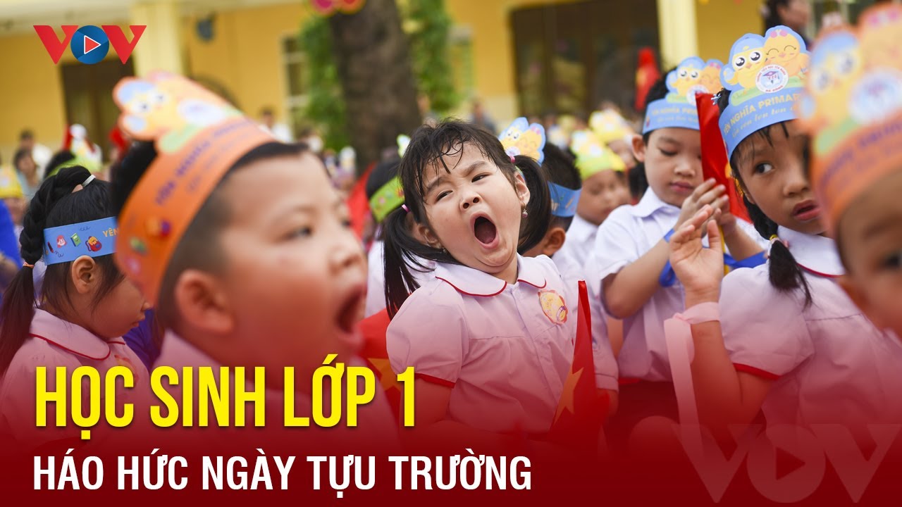 Học sinh lớp 1 háo hức ngày tựu trường | Báo Điện tử VOV