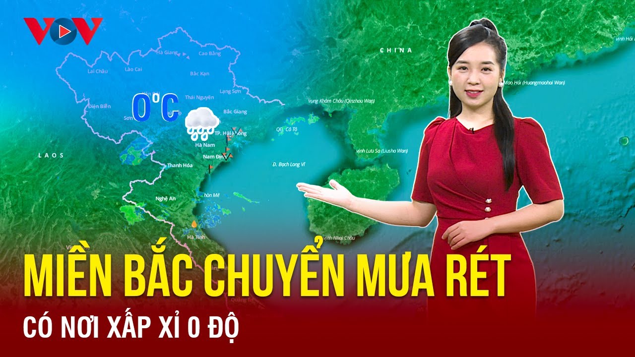 Dự báo thời tiết đêm nay và ngày mai 21/01: Miền Bắc chuyển mưa rét, có nơi xấp xỉ 0 độ