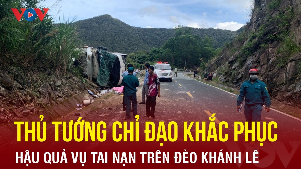 Xe chở khách du lịch Trung Quốc lật trên đèo Khánh Lê khiến 4 người thiệt mạng | Báo Điện tử VOV