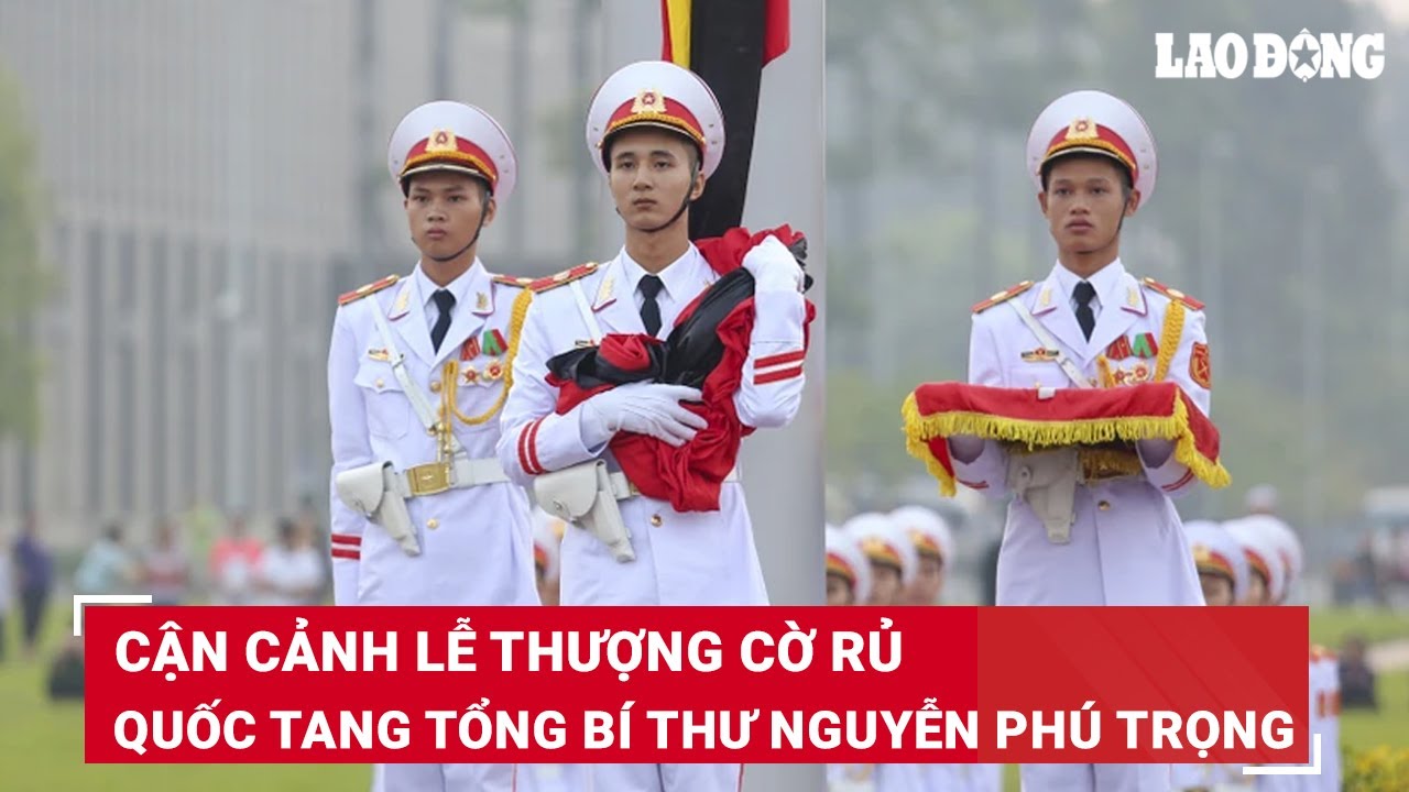 Người dân nghẹn ngào nước mắt xem Lễ thượng cờ rủ Quốc tang Tổng Bí thư Nguyễn Phú Trọng | BLĐ