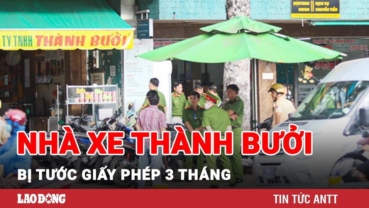 Nhà xe Thành Bưởi chính thức bị tước giấy phép 3 tháng, phạt 91 triệu đồng | BLĐ