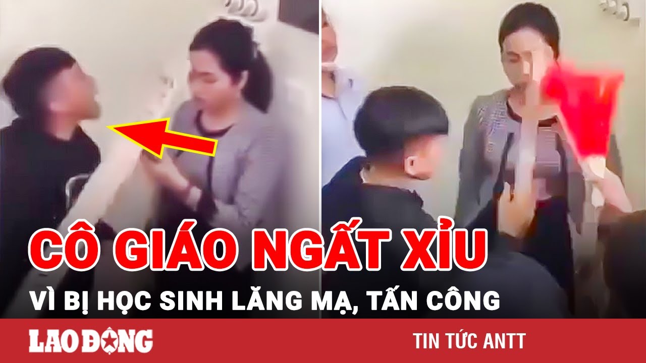 Trưa 5/12 | Phẫn nộ nhóm học sinh dồn cô giáo vào góc tường lăng mạ, ném dép khiến cô ngất xỉu