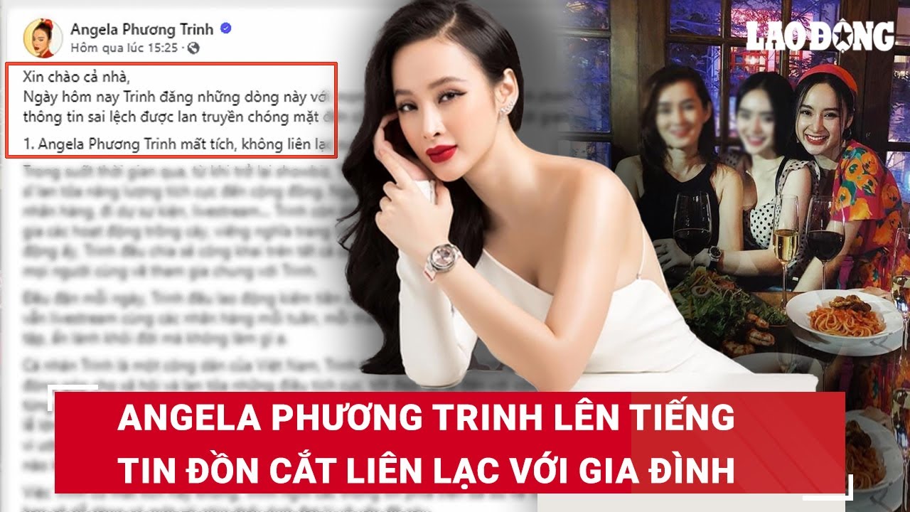 Bất ngờ động thái mới của Angela Phương Trinh giữa lùm xùm phát ngôn, cắt liên lạc với gia đình |BLĐ