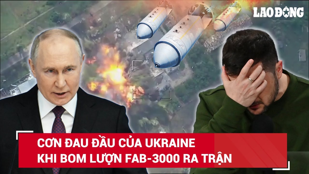 Cơn đau đầu của Ukraine khi Nga lần đầu tiên sử dụng Bom lượn FAB-3000 có sức tàn phá kinh hoàng