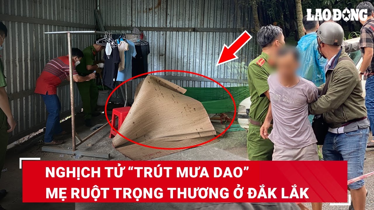 Sáng 19/4. Phẫn nộ nghịch tử 2 tay hai dao, trút đòn trọng thương mẹ ruột ở Đắk Lắk | BLĐ