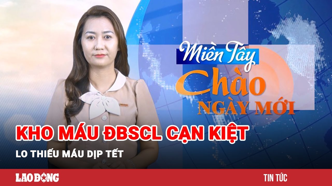 Miền Tây Chào Ngày Mới: Kho máu ĐBSCL cạn kiệt, lo thiếu máu dịp Tết | Báo Lao Động