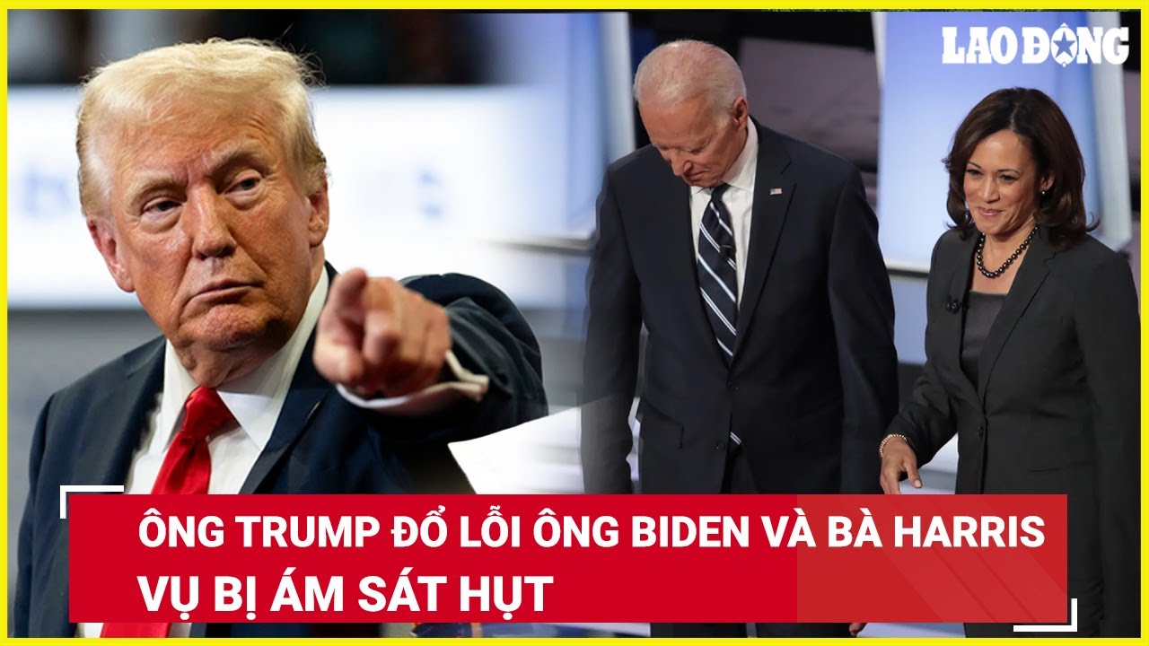 Dẫn trước bà Harris vấn đề kinh tế và tội phạm,ông Trump đổ lỗi ông Biden,bà Harris vụ bị ám sát hụt