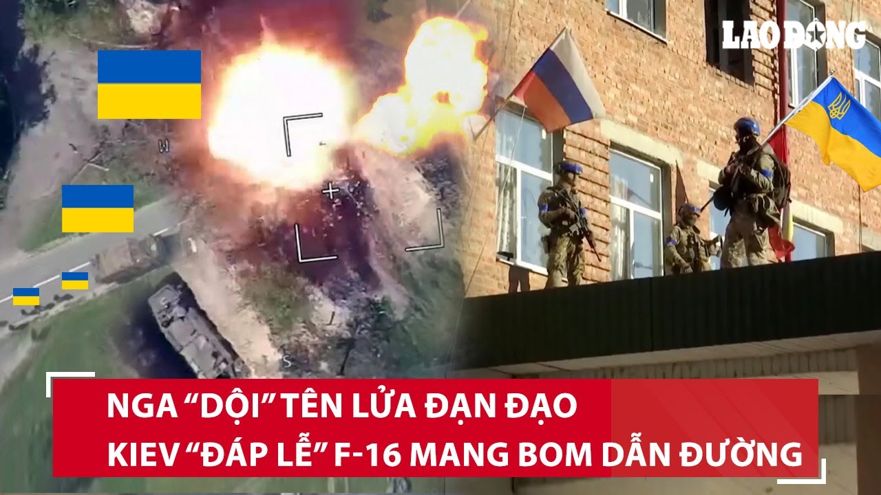 Nga “dội” tên lửa đạn đạo khiến 4 tướng Ukraine thiệt mạng, Kiev “đáp lễ” F-16 mang bom dẫn đường