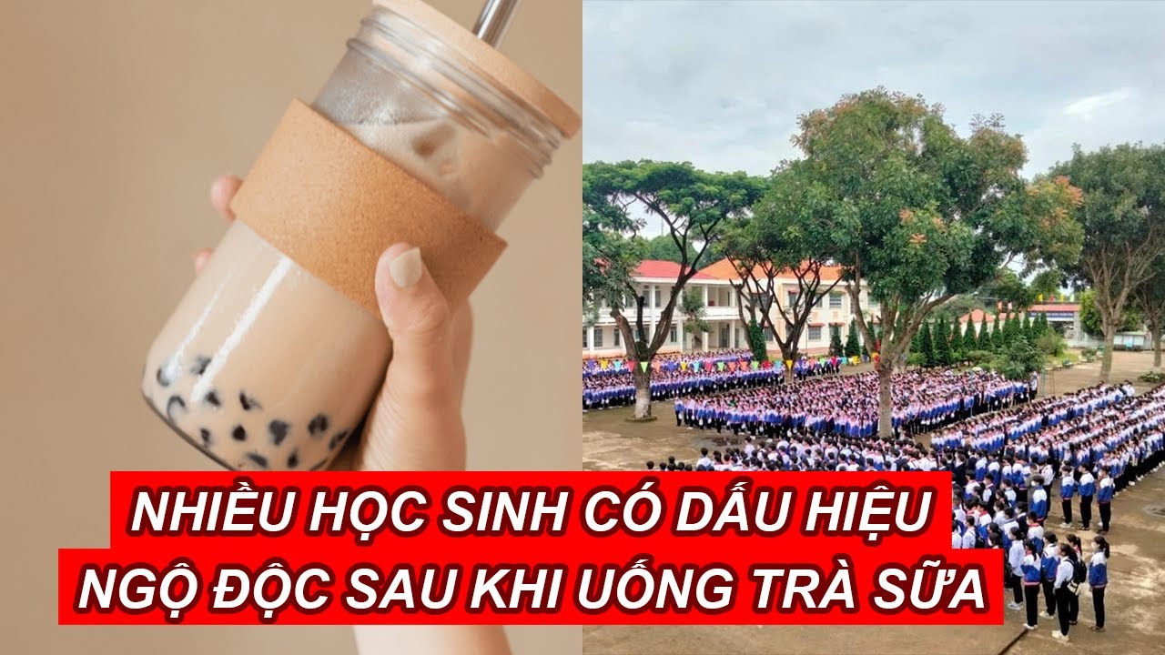 Nhiều học sinh có dấu hiệu ngộ độc sau khi uống trà sữa | Báo Người Lao Động