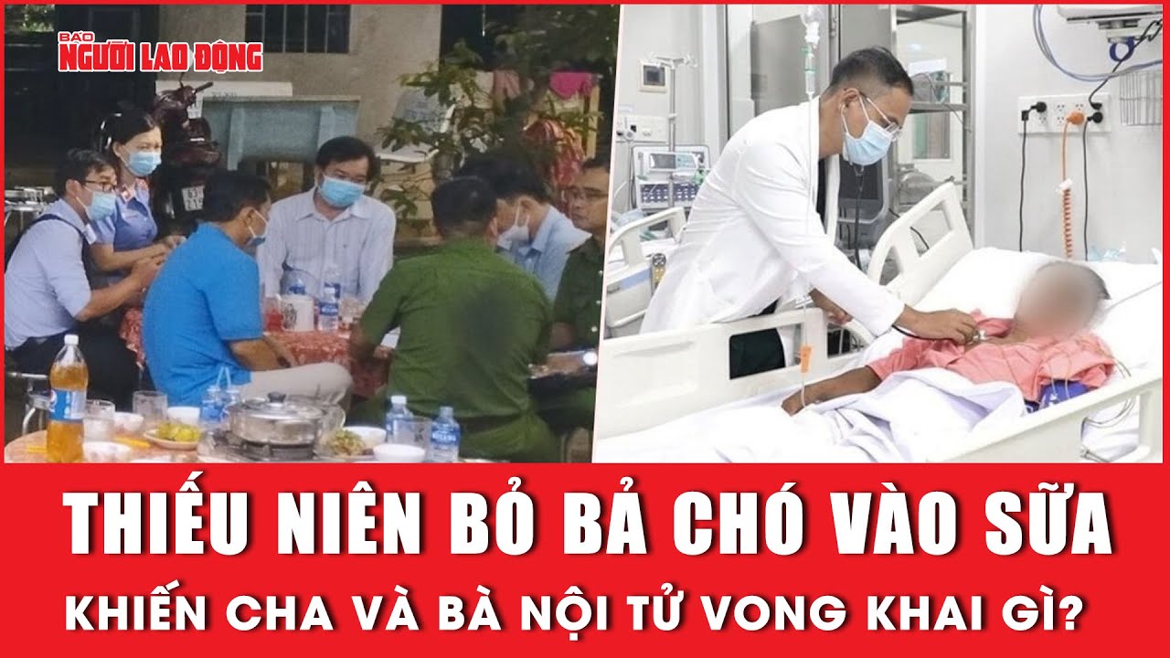 Thiếu niên bỏ bả chó vào sữa khiến cha và bà nội tử vong khai gì? | Báo Người Lao Động