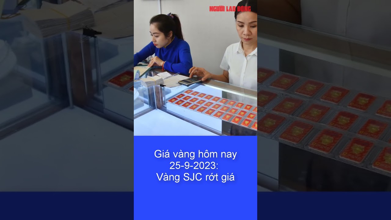 Giá vàng hôm nay 25-9: Vàng SJC rớt giá | Báo Người Lao Động