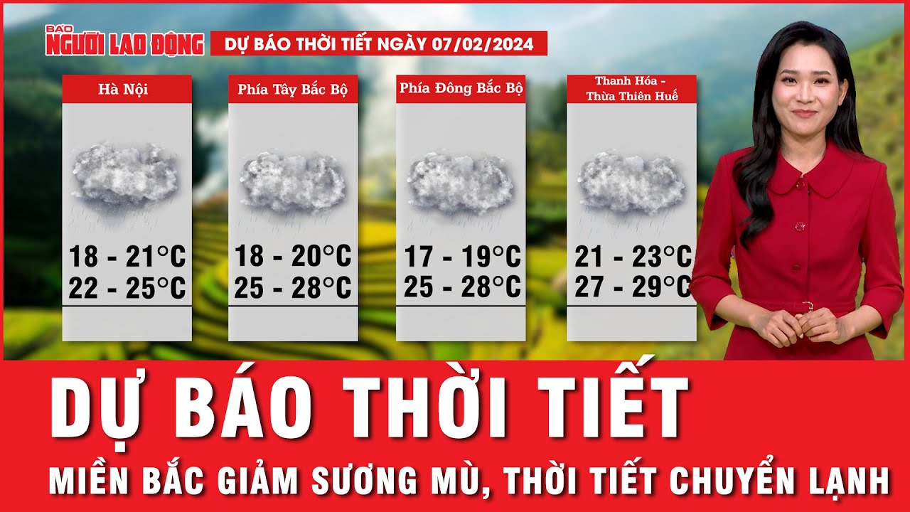 Dự báo thời tiết 7-2: Bắc bộ giảm sương mù, Nam bộ nắng đẹp | Tin tức