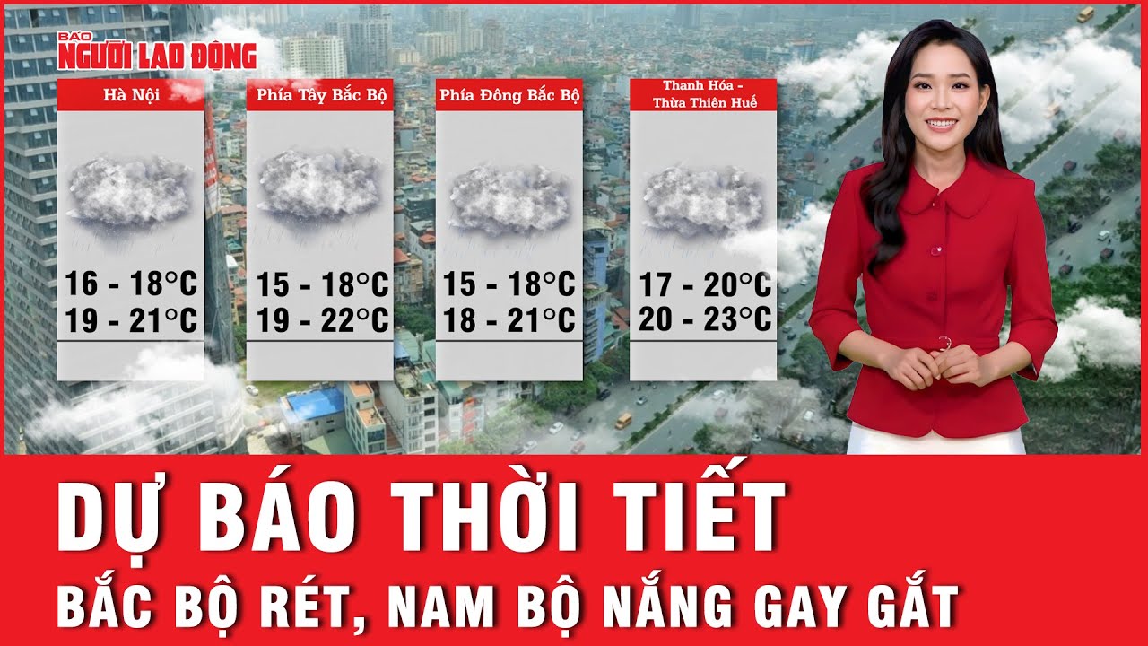 Dự báo thời tiết 10-3: Bắc bộ trời rét, Nam bộ nắng gay gắt | Tin tức